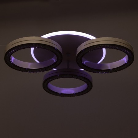 Lamp with PDU 74651/3+1 LED 75W Dimmer 3000-6000k white 45x45x9 cm Bayerluux-16