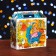 Gift box "New Year's watercolor" 17.3 x 6.5 x 15 cm