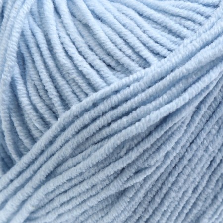 Yarn "Jeans" 55% cotton, 45% acrylic 160m/50g (75 bl. Golub)