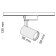 Technical TR003-1-6W4K-B, LED, 6 W, 98x165 mm, 500 lm, 4000k, black