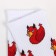 Socks "duckling punk", white color, size 41-44