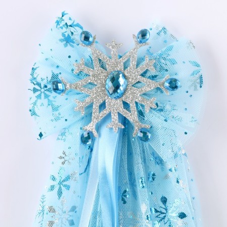 Carnival set "Snowflake", 2 items: hair clamp, rod-2