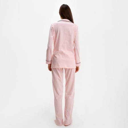 Female pajamas (shirt and trousers) Kaftan Shine p. 40-42, pink-2