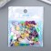 Decor for creativity Plastic "Half -Pesterpoline Tsvetn. Purvalum" set150pcs 0.8x0.8x0.4 cm mix