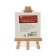 Set of artistic ZHK "Sonnet": easel 12 cm, canvas 7x7 cm