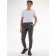 Sports pants for ISEE boys, height 146-152 cm, dark gray color
