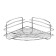 Milardo corner shelf, steel wire