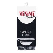 Women's socks Mini Sport Chic shortened, size 39-41, color Blu Scur