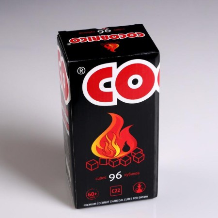 Coconut coal Cocobrico, 96 cubes-3