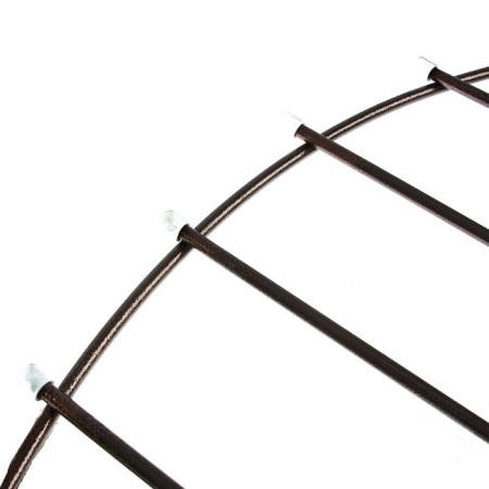 Decorative fence, 73 × 410 cm, 5 sections, metal, bronze, "vertical"-8