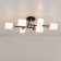 Ceiling chandelier Citilux "Henry" CL130265, 79.5x42x1.5 cm, 6x75W, E27, Black Color Black