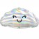 Foil ball 23 "" Cloud with the eyes of overflow ", figure