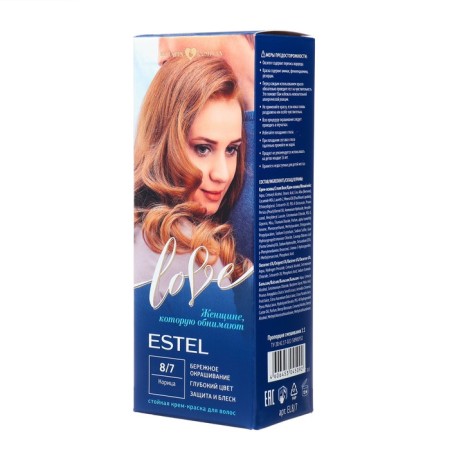 Persistent Hair Cream Estel Love Cinnamon-1