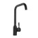 Kitchen mixer Zein ZF-012, with high pounds, cartridge ceramics 40 mm, brass, black