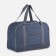 Road bag with lightning, external pocket, suitcase holder, blue color
