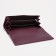 Women's wallet on magnets, burgundy color