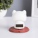Plastic pendulum from the solar battery "Cat Mani-Neko Belenky" 10x10x10.3 cm