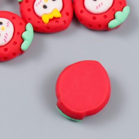 Decor for creativity plastic "Baby Strawberry" 2.5x2 cm-1