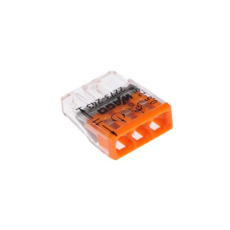 Terminal WAGO 2273-243, compact, three-wire, 2.5 mm, with paste-1