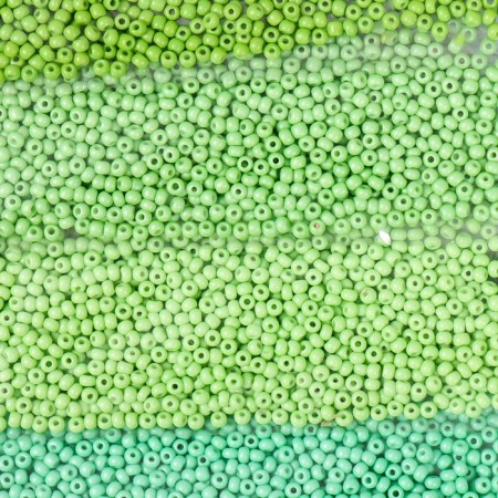 Round Beads 12/0 "Foliage Colors" 6 colors x 10 g 20x8 cm-1