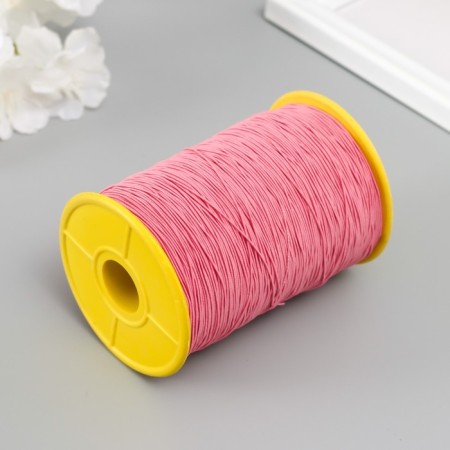 Spandex for beads, length 500 m, col. pink