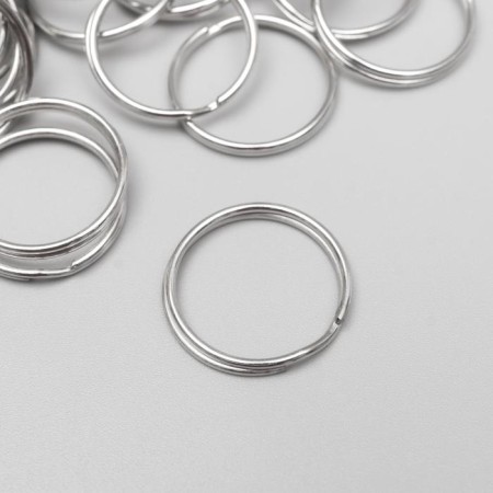 Basis for the armor ring metal silver 2x2 cm