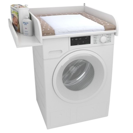 Polini Kids Simple 610, with a shelf, white, white, white-3