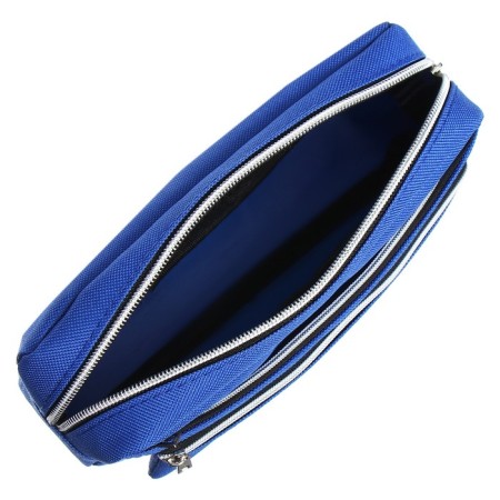 School Penal on the zipper Calligrata, 3 departments, blue-6