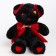 Soft toy "Bear" with a red bow, 31 cm