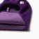 Hat-shuttle for a girl, purple color, size 42-46