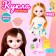 Magan Fashionable Acting Doll, with a pet and accessories, mix