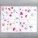 Sticker Plastic Interior color "Birds on a tree with flowers" 25x35 cm set 4 sheets