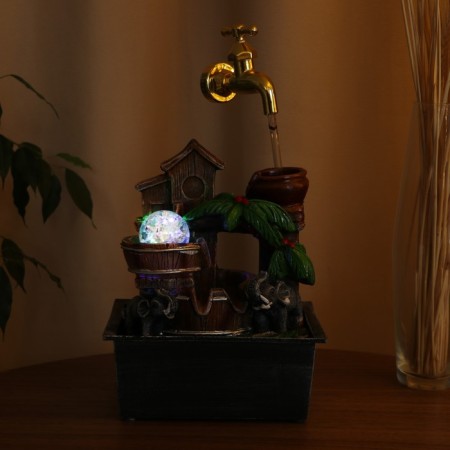 Fresh "Fresh" elephants at the house, 13x18x35 cm (with backlight)-2