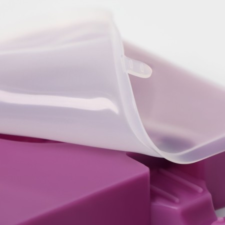 Ice Cream Form “Love”, silicone, 19.5 × 11 × 2.5 cm, 2 cells, with a lid and sticks (50 pcs), Mix color-3