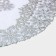 A set of openwork shade “Flowers”, D = 30 cm, 4 pcs, PVC, silver color