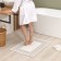Savanna bathroom mat, 60 × 90 cm, white-brown color