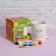 Set of mug for painting "hearts" paint 6 cv 2 ml, brush