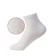 Set of women's socks, size 23-25, 6 pairs, beige color, white, assorted