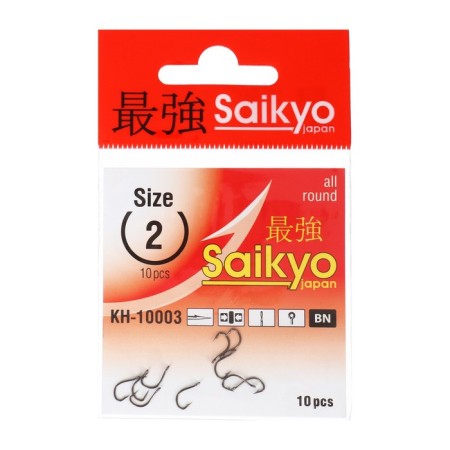 Hooks Saikyo KH-10003 Tanago BN No. 2, 10 pcs