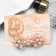 Halfish hair clip "Loury" bow, 6.5 cm
