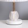 Table lamp "Claudia" 1x40W E27 1x5W LED white/transparent 21x21x34cm