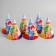 Caps "Fixiki", set of 6 pcs.