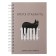 Note book A6, 120 sheets in the cage on the crest "Paise", covered cardboard, mix