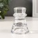 Glass of glass per 1 candle "Neo" transparent d = 2.3 cm 6x6x7.5 cm