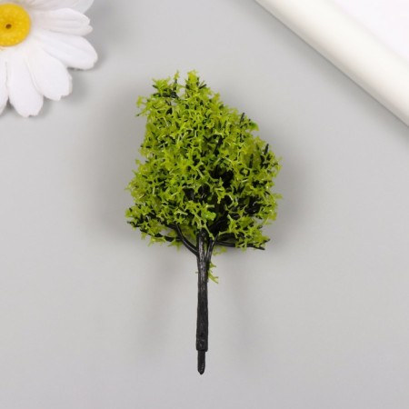 Artificial plant for creativity plastic "Platan" 8 cm