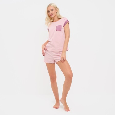 Female pajamas (T -shirt and shorts) KAFTAN "Pink" p. 44-46-4