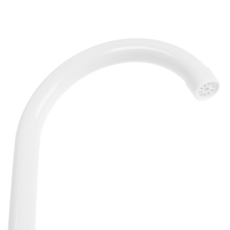 Zein Z3663 kitchen mixer, two-wound, pour height 22 cm, ABS plastic, white-4