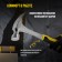 Hammer-Gvvododer Tundra Profi, whole-bearing, two-component handle, 450 g