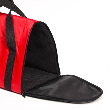 Bag - Carriage for animals "Tunnel", nylon, 37 x 22 x 26 cm, red-3
