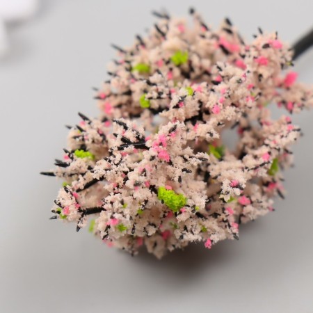 Artificial plant for creativity plastic "sakura" 8 cm-3